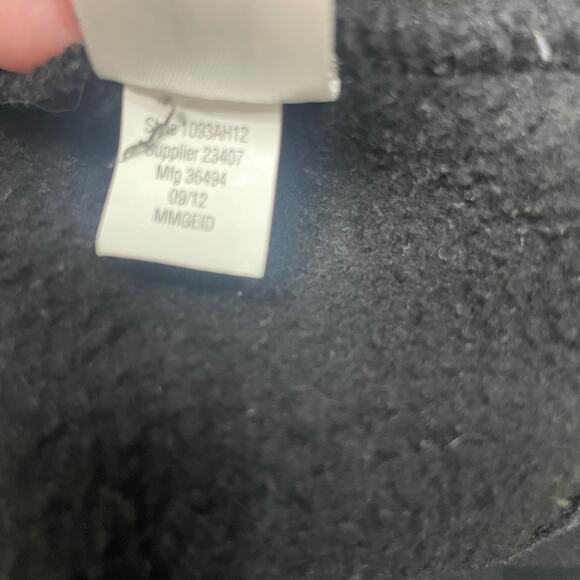 Aeropostale Y2K Hoodie Embroidered  Full Zip  Embroidered Spellout Sz XL Black - Picture 4 of 11